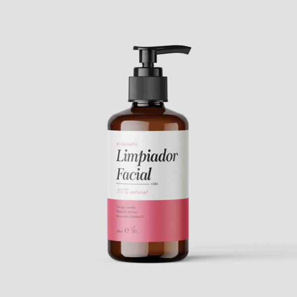 Limpiador facial de lavanda